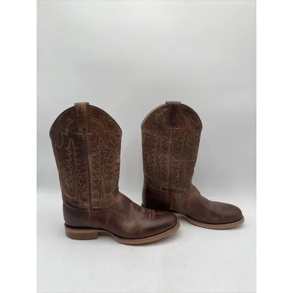 Justin Boots Shoes Justin Mens Clanton Western Boots Round Toe